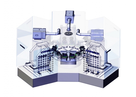 六工位數(shù)控銑削機(jī)床HK720系列